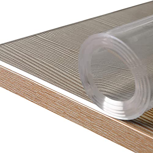 Wddwymll Tischdecke, ultradick, transparent, umweltfreundlich, PVC, wasserdichte Abdeckung für Esszimmer, Wohnzimmer und Garten, transparent, 3 mm Wddwymll Tischdecke, ultradick, transparent, umweltfreundlich, PVC, wasserdichte Abdeckung für Esszimmer, Wohnzimmer und Garten, transparent, 3 mm von Generisch