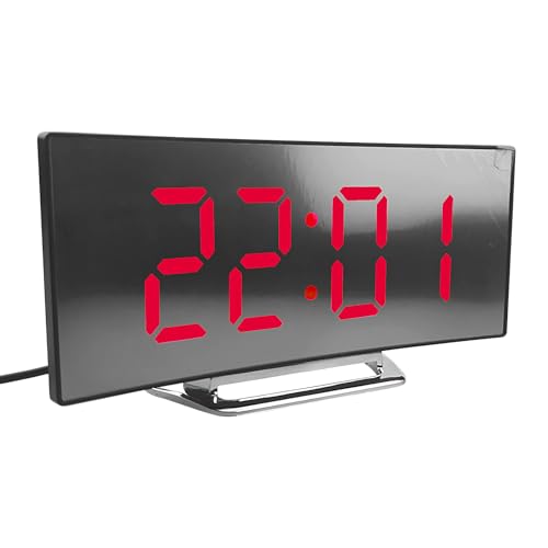 Wecker Digital | 6.69 Zoll Led Digitaluhr | Tischuhr | Geräuschloser Digitaler Wecker Mit Gebogenem Display Und Hochauflösender Anzeige, Ideal Für Badezimmer, Meditationsraum, Senioren Wecker Digital | 6.69 Zoll Led Digitaluhr | Tischuhr | Geräuschloser Digitaler Wecker Mit Gebogenem Display Und Hochauflösender Anzeige, Ideal Für Badezimmer, Meditationsraum, Senioren von Generisch