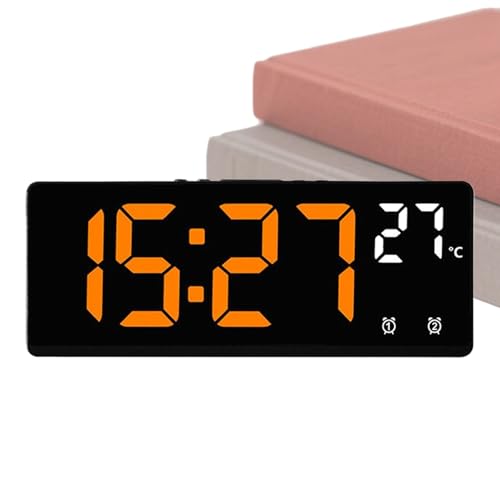 Wecker Fürs Schlafzimmer | LED Wecker Für Tiefschläger | Coole Gadgets als Uhr und Schlafhilfe für Tisch Studentenzimmer Schlafzimmer Nachttisch Erwachsene Kinder Schwereschläfer Schreibtisch von Generisch