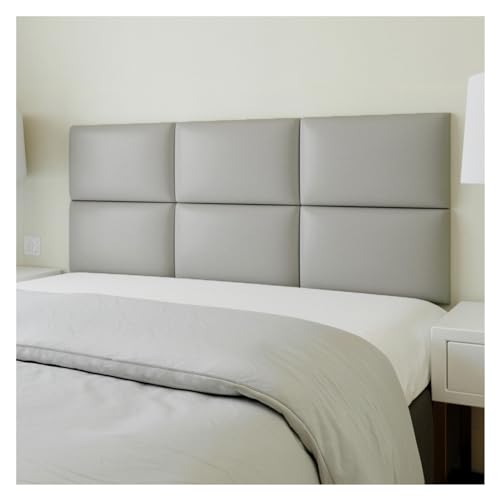 Weiche 3D-Wandpaneele, Anti-Kollisions-Wand-Pad, zum Abziehen und Aufkleben, Kopfteilkissen, selbstklebend, Schlafzimmerdekoration, Wohnzimmer, Wandfliesen, Grau, 40 x 40 cm Weiche 3D-Wandpaneele, Anti-Kollisions-Wand-Pad, zum Abziehen und Aufkleben, Kopfteilkissen, selbstklebend, Schlafzimmerdekoration, Wohnzimmer, Wandfliesen, Grau, 40 x 40 cm von Generisch