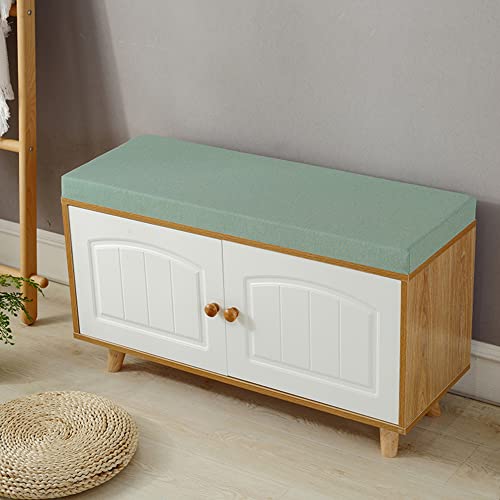 Weiche Gartenbank Auflage für 2 3 Sitzer Lange Bank Schaukel Sofa Fenster Sitz Indoor Outdoor 80x40x5cm Weiß von Generisch