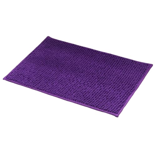 Weiche rutschfeste Fußmatte Saugfähiger Waschbarer Badteppich Polyester EIS Seide Teppich Wohnzimmer Schlafzimmer Fensterbank Matte Komfortable Allzweckmatte von Generisch