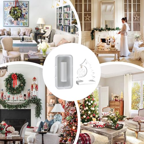 Weihnachtsformen Für Kerzen | Weihnachts Schneeflocken Gießform Für Resin Kerzen | Bastelwerkzeuge Für Heimation Kunsthandwerk Kamin | Bücherregal Büro Festliche Feier von Generisch