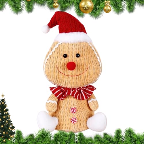 Weihnachtslebkuchen Deko | Beleuchteter Lebkuchenmann Tischdekoration - Tischdekoration Weihnachtsdekoration Für Laden Schreibtisch Wohnzimmer Hotel Schule Büro Party Studentenwohnheim von Generisch