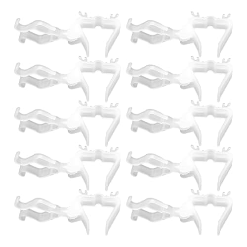 Weihnachtslicht Clips Für Außenbereich - 10-Teilige Außen-Weihnachtslichterketten Hakenclips,Stabiler Lampenhalter Für Dachrinne Balkon Terrasse Dekoration von Generisch