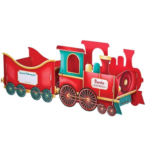 Weihnachtszug Dekoration,Festlicher Tischschmuck Weihnachtszüge,Dekoratives Großes Fächer Behältnis Deko für Kamin Schreibtisch Vitrine Kaminsims Nachttisch | für Tisch Mittelpunkt Nachttisch Kamin Ka Weihnachtszug Dekoration,Festlicher Tischschmuck Weihnachtszüge,Dekoratives Großes Fächer Behältnis Deko für Kamin Schreibtisch Vitrine Kaminsims Nachttisch | für Tisch Mittelpunkt Nachttisch Kamin Ka von Generisch