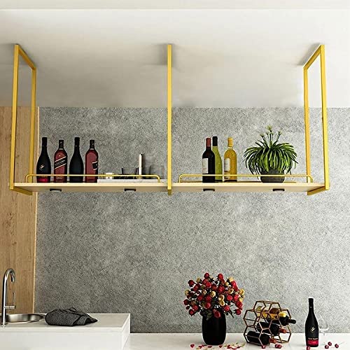 Weinflaschenregal für die Decke, amerikanisches Hängeregal für Pflanzen und Flaschen, stabiles 2299 kg Fassungsvermögen, perfekt für Zuhause, dekorative Deckenaufbewahrung, modernes Design. Weinflaschenregal für die Decke, amerikanisches Hängeregal für Pflanzen und Flaschen, stabiles 2299 kg Fassungsvermögen, perfekt für Zuhause, dekorative Deckenaufbewahrung, modernes Design. von Generisch