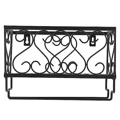 Weinglas Hängendes Weinregal – Hängendes Weinglasregal mit Sirup-Pumpe, Flasche für Wandmontage, Eisen-Weinschrank und Kaffeesirupspender Weinglas Hängendes Weinregal – Hängendes Weinglasregal mit Sirup-Pumpe, Flasche für Wandmontage, Eisen-Weinschrank und Kaffeesirupspender von Generisch