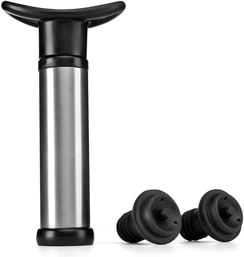 Weinpumpe aus Edelstahl mit 2 Stopfen Weinpumpe aus Edelstahl mit 2 Stopfen von XGAGHB