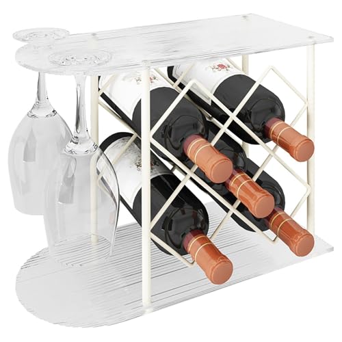 Weinregal, Weinregal FüR Den Tisch mit Getränkehalter, 5 Flaschen, Metallmaterial, Perfekt Als Heimdekoration Und Aufbewahrungsregal FüR Die KüChe Weinregal, Weinregal FüR Den Tisch mit Getränkehalter, 5 Flaschen, Metallmaterial, Perfekt Als Heimdekoration Und Aufbewahrungsregal FüR Die KüChe von Generisch