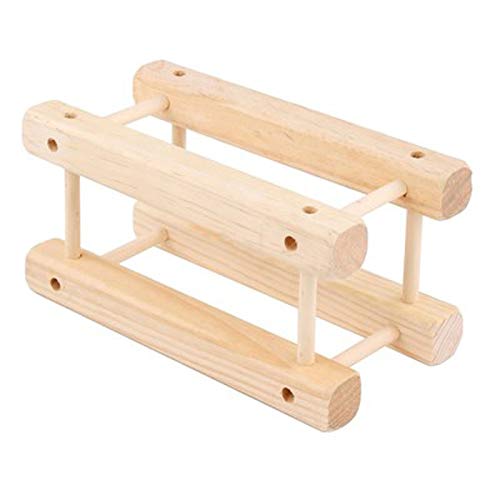 Weinregal Holz Rotweinflaschenhalter Faltbar Wohnzimmer Dekorschrank (A) von Generisch