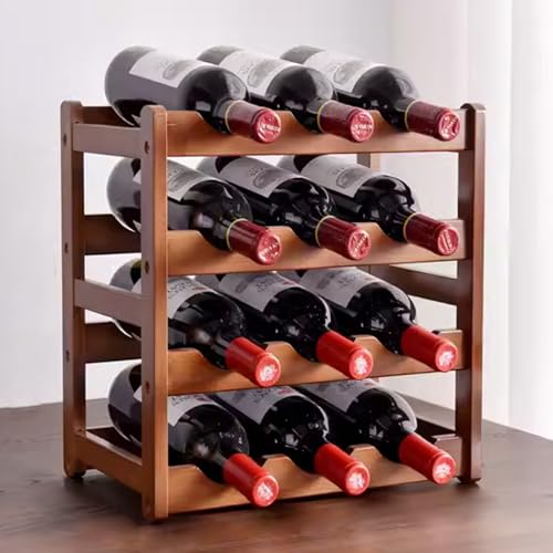 Weinregal aus Bambus – Arbeitsplatten-Weinflaschen-Aufbewahrungs-Organizer, stabiler und langlebiger Küchenschrankeinsatz für Speisekammer, Bar oder Schrank, platzsparendes Regal für Weinaufbewahrung Weinregal aus Bambus – Arbeitsplatten-Weinflaschen-Aufbewahrungs-Organizer, stabiler und langlebiger Küchenschrankeinsatz für Speisekammer, Bar oder Schrank, platzsparendes Regal für Weinaufbewahrung von Generisch