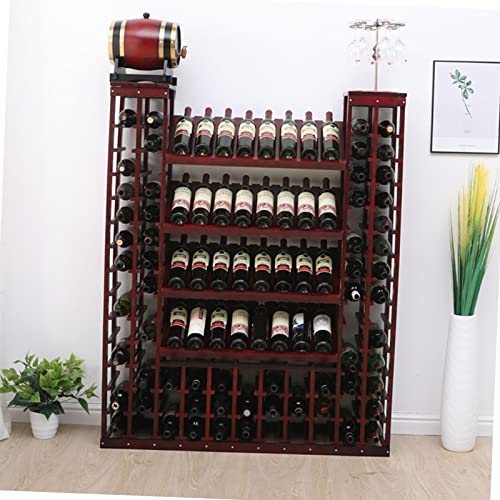 Weinregal aus Massivholz, Bodenständer, langlebiger Weinkühler für Bar, Wohnzimmer, Taverne, stilvolle Rotwein-Aufbewahrungslösung, perfekt für Zuhause und Unterhaltung. Weinregal aus Massivholz, Bodenständer, langlebiger Weinkühler für Bar, Wohnzimmer, Taverne, stilvolle Rotwein-Aufbewahrungslösung, perfekt für Zuhause und Unterhaltung. von Generisch