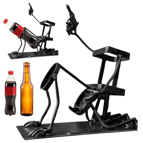 Weinregal für die Arbeitsplatte – Lustiger Metall-Totenkopf-Skelett-Weinflaschenständer für Whiskey Bier Display Ständer für Zuhause, Küche oder Männerhöhle Geschenk – Weinregale Arbeitsplatte – keine Weinregal für die Arbeitsplatte – Lustiger Metall-Totenkopf-Skelett-Weinflaschenständer für Whiskey Bier Display Ständer für Zuhause, Küche oder Männerhöhle Geschenk – Weinregale Arbeitsplatte – keine von Generisch