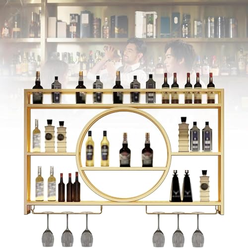 Weinregal zur Wandmontage, platzsparend, für Küche und Frühstücksbar Weinregal zur Wandmontage, platzsparend, für Küche und Frühstücksbar von Generisch