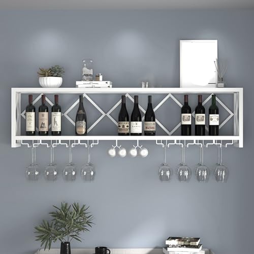 Weinregal zur Wandmontage mit Weinglashalter, Heim-Weinschrank für Küche, Bar, Dekoration, modernes Design Weinregal zur Wandmontage mit Weinglashalter, Heim-Weinschrank für Küche, Bar, Dekoration, modernes Design von Generisch