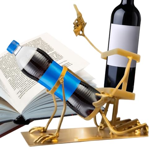 Weinregale Arbeitsplatte | Tabletop Bottle Display Ständer Skeletthalter Steampunk | Metallgetränk Rack Für Whisky Bier Cola Lustige Bar Küchentisch Regalschrank Mann Cave GIF Weinregale Arbeitsplatte | Tabletop Bottle Display Ständer Skeletthalter Steampunk | Metallgetränk Rack Für Whisky Bier Cola Lustige Bar Küchentisch Regalschrank Mann Cave GIF von Generisch
