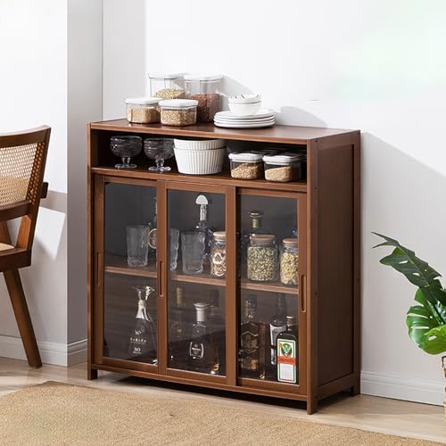 Weinständer für Küche - Große Speicherkapazität, Starke Tragfähigkeit, Gleitschienendesign, Platzsparend, Geeignet für Bars (86x32x86cm) von Generisch