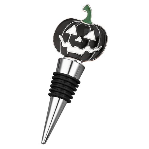 Weinstopfen – Weinsparer, Halloween-Kürbis-Getränkeflaschenverschluss, starke Abdichtung, Champagner-Konservierer, Getränke-Dekorationen für Zuhause, Keller, Wohnzimmer, Party, Hochzeit, Küche von Generisch
