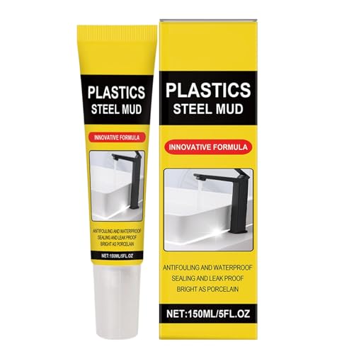 Weißer, Schnell Trocknendem Wasserdichtungsschutz, 150 Ml, Bodenfliesen Reparaturdichtmittel, Toilettenrissdichtmittel, Starke Haftwanne Cess von Generisch