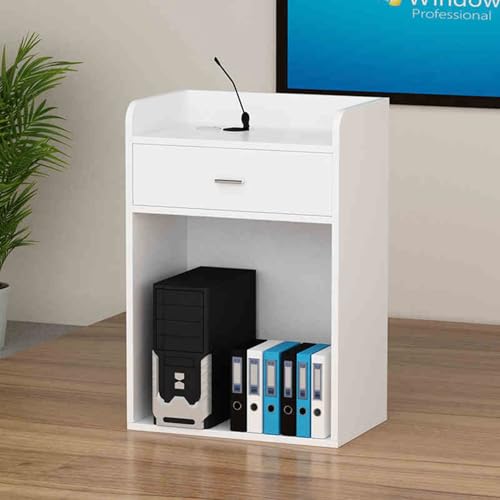 Weißer Schreibtisch Empfangstheke mit Schubladen Büro Verhandlungstisch Computerarbeitsplatz mit Sichtschutzpaneelen für Empfangsraum Modernes Design Weißer Schreibtisch Empfangstheke mit Schubladen Büro Verhandlungstisch Computerarbeitsplatz mit Sichtschutzpaneelen für Empfangsraum Modernes Design von Generisch