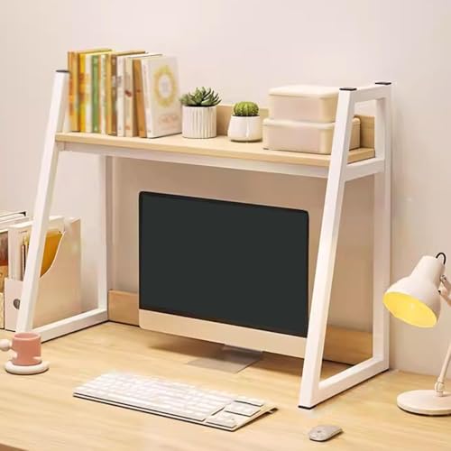 Weißer Schreibtisch-Organizer, Regal, DIY-Computer-Aufbewahrungsregal, Heimbüro, Schreibtisch-Organizer, für effiziente Organisation, multifunktionales Bücherregal, platzsparendes Design Weißer Schreibtisch-Organizer, Regal, DIY-Computer-Aufbewahrungsregal, Heimbüro, Schreibtisch-Organizer, für effiziente Organisation, multifunktionales Bücherregal, platzsparendes Design von Generisch