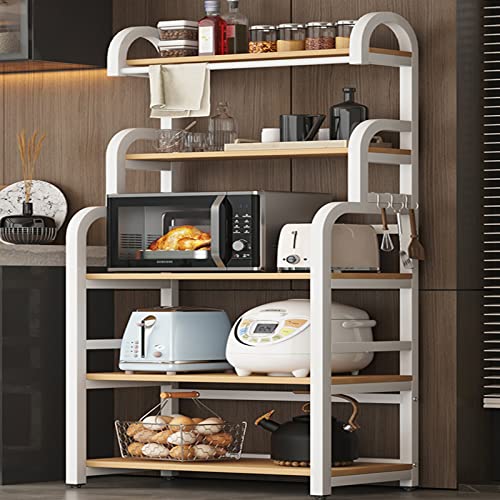 Weißes Küchenregal für Restaurantmöbel, 50 cm Höhe, mit mehrschichtigem Sideboard von Generisch
