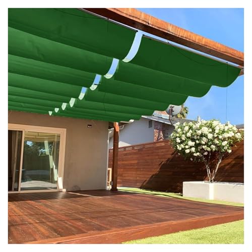 Wellen-Sonnensegel, Outdoor-Pergola-Schattenabdeckung, mit Kabel-Hardware, Ersatz-Baldachin-Kits, Ersatzunterstand für Garage, Hinterhof Wellen-Sonnensegel, Outdoor-Pergola-Schattenabdeckung, mit Kabel-Hardware, Ersatz-Baldachin-Kits, Ersatzunterstand für Garage, Hinterhof von Generisch