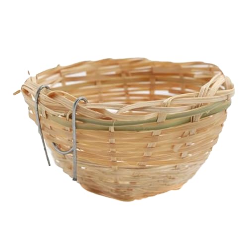 Wellensittich Nest | Natürliches Handgewebtes Finkennest | Haustierzubehör Zum Schlafen Eierlegen Bruten Für Voliere Baum Garten & Terrasse Winter Natur Wellensittich Nest | Natürliches Handgewebtes Finkennest | Haustierzubehör Zum Schlafen Eierlegen Bruten Für Voliere Baum Garten & Terrasse Winter Natur von Generisch