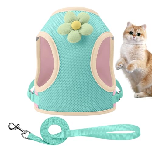 Welpen Geschirr - Reflektierendes Katzenjungengeschirr - Cartoon-Muster Atmungsaktive Haustierausrüstung Für Täglichen Gebrauch Spaziergänge Outdoor Nachtaktivitäten Welpen Geschirr - Reflektierendes Katzenjungengeschirr - Cartoon-Muster Atmungsaktive Haustierausrüstung Für Täglichen Gebrauch Spaziergänge Outdoor Nachtaktivitäten von Generisch