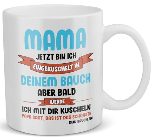 22Feels Werdende Mama Tasse Mutter Geschenk Idee Schwangerschaft Verkünden Frauen Muttertag Du Wirst Mama Überraschung Eltern von 22Feels