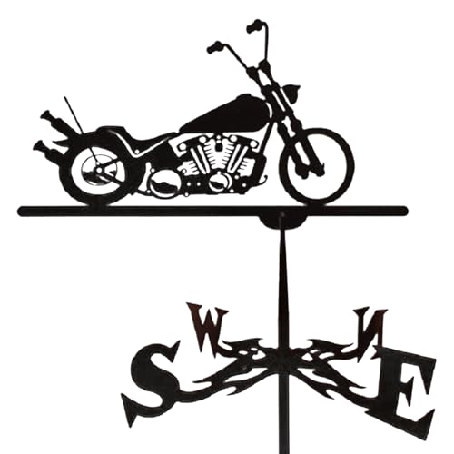 Wetterfahnen Aus Metall Motorrad, 56 cm Wetterfahne Motorrad Wetterhahn Metall Fürs Dach Garten Gartenhaus, Windmühle Garten Wetterfest Windrad Gartenskulptur Außen Dekoration Wetterfahnen Aus Metall Motorrad, 56 cm Wetterfahne Motorrad Wetterhahn Metall Fürs Dach Garten Gartenhaus, Windmühle Garten Wetterfest Windrad Gartenskulptur Außen Dekoration von Generisch