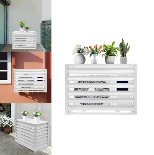 Wetterfeste AC Schutzhülle für Außengeräte Wärmepumpenabdeckung mit 45° geneigtem Gitter für optimale Luftzirkulation & Wärmeableitung & witterungsbeständiges Design Wetterfeste AC Schutzhülle für Außengeräte Wärmepumpenabdeckung mit 45° geneigtem Gitter für optimale Luftzirkulation & Wärmeableitung & witterungsbeständiges Design von Generisch
