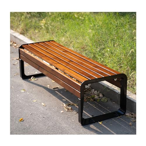 Wetterfeste Gartenbank aus Metall – Outdoor-Park-Sitzgelegenheit, Lattenholzrahmen, hochtemperaturbeständig, perfekt für Veranda, Hinterhof & Innenbereich – und stilvolle Möbel Wetterfeste Gartenbank aus Metall – Outdoor-Park-Sitzgelegenheit, Lattenholzrahmen, hochtemperaturbeständig, perfekt für Veranda, Hinterhof & Innenbereich – und stilvolle Möbel von Generisch