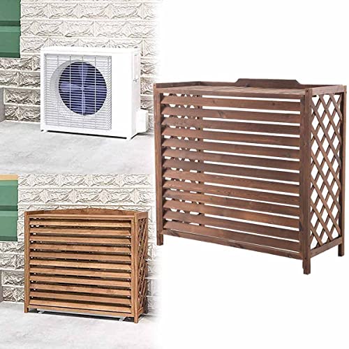 Wetterfeste Massivholz Klimaanlage Abdeckung & - Freistehender Outdoor Rolladenzaun Dekorativer Pflanzenständer & Lagerregal (mehrere Wetterfeste Massivholz Klimaanlage Abdeckung & - Freistehender Outdoor Rolladenzaun Dekorativer Pflanzenständer & Lagerregal (mehrere von Generisch