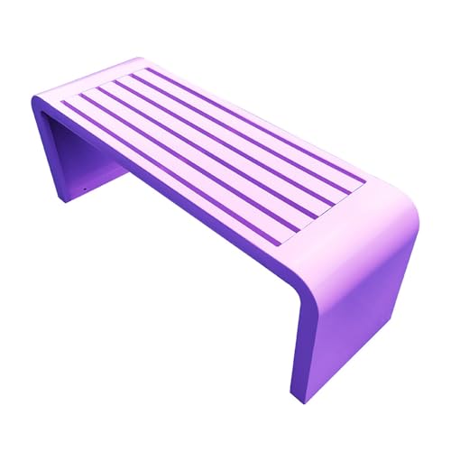 Wetterfeste Outdoor-Bank, robuste Metall-Gartensitzgruppe für Zwei, unterstützt 299.4 kg, ideal für Gärten und Außenbereiche von Generisch