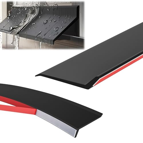 Wetterfester Tür-/Fensterdichtungsstreifen – selbstklebender Gummi-Regentropfschutz für Zuhause und Auto, verhindert Wasseraustritt, 5 m x 5,5 cm, multifunktionales Wetterabisolierband Wetterfester Tür-/Fensterdichtungsstreifen – selbstklebender Gummi-Regentropfschutz für Zuhause und Auto, verhindert Wasseraustritt, 5 m x 5,5 cm, multifunktionales Wetterabisolierband von Generisch