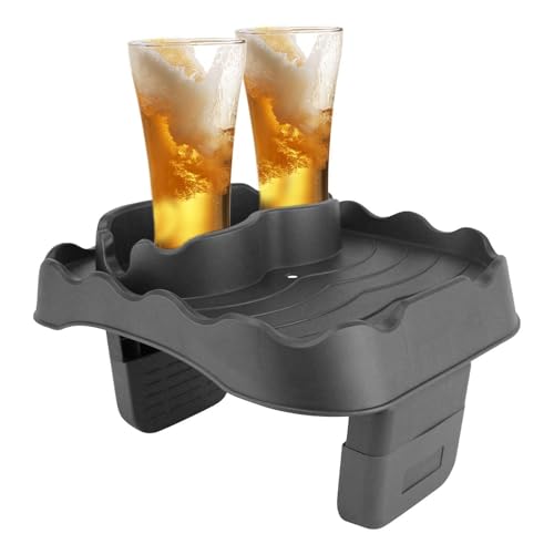Whirlpool-Getränkehalter und Snack-Tablett – TPU-Whirlpool-Tablett, verstellbar, universell, aufblasbar, Pool-Ablage, Tablett für Badewanne, Spa von Generisch