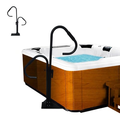 Whirlpool-Sicherheitsschiene – 360° drehbarer Haltegriff mit rutschfestem Griff für Spa und Pool Stabilität von Generisch