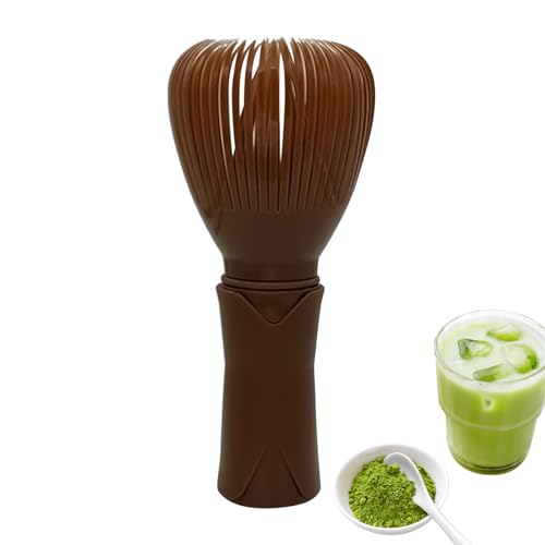 Whisk Werkzeug-Set | Kompakter Mixer | Leichter tragbarer Quirl mit weichem Griff für müheloses und müheloses Mischen von Teepulver Whisk Werkzeug-Set | Kompakter Mixer | Leichter tragbarer Quirl mit weichem Griff für müheloses und müheloses Mischen von Teepulver von Generisch