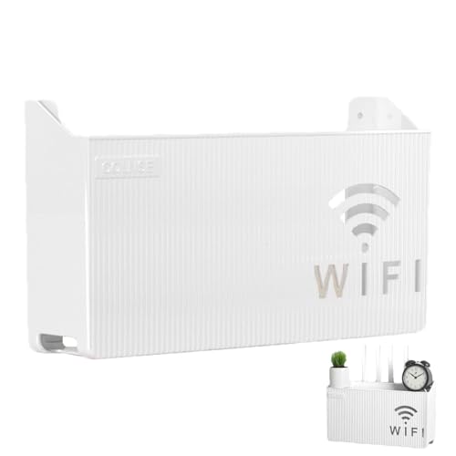 Wifi Router Storage Boxes, Wi-fi R outer B-ox, Wireless Ro uter Rack Living Room Wall Mounted W-iFi S torage Case, Decorative Rou ter Hider Rack Cable Organizer B.ox For Sto Rage Of Wires TV Set-Top Wifi Router Storage Boxes, Wi-fi R outer B-ox, Wireless Ro uter Rack Living Room Wall Mounted W-iFi S torage Case, Decorative Rou ter Hider Rack Cable Organizer B.ox For Sto Rage Of Wires TV Set-Top von Generisch