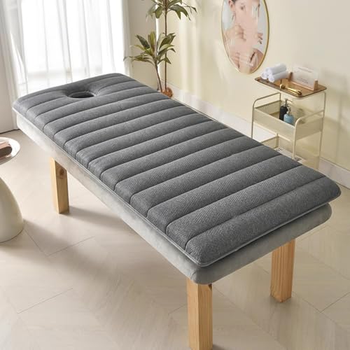 Wimpernbett-Schaumstoff-Topper für Massageliegen, Spa-Pad mit rutschfesten Gummibändern, komfortables Memory-Schaum-Design für verbesserte Entspannung und Unterstützung von Generisch