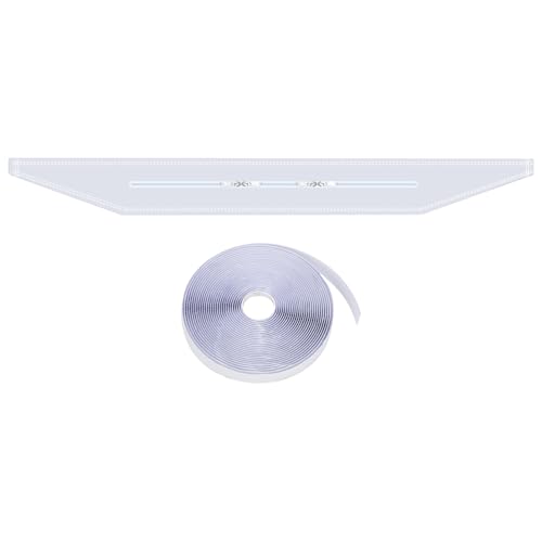 Window AC Seal Kit, Air Conditioner Baffle, Adhesive Draft Blocker, No Drill Cloth Cover, Insulation Replacement Panel, Summer Cooling, RV Garage Basement Easy to Use Color White von Generisch