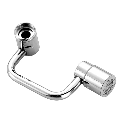 Winkelverdrehung - Einstellbarer Rotation Luftfahrt | Flexibler Wasserhahn Extender Drehanhang | Waschbecken Wasserhahn Extender geeignet für die Spüle Spüle Multi -Richtungs -Wasserströmungsregelung von Generisch
