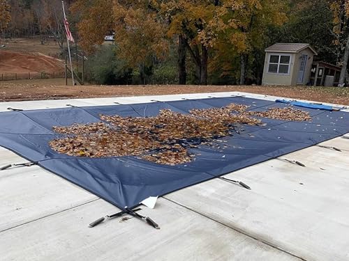Winter-Poolabdeckung mit Laubnetz, komplette Hardware im Lieferumfang enthalten, hohe Festigkeit für Holzdeck- oder Betonbodeninstallation Winter-Poolabdeckung mit Laubnetz, komplette Hardware im Lieferumfang enthalten, hohe Festigkeit für Holzdeck- oder Betonbodeninstallation von Generisch