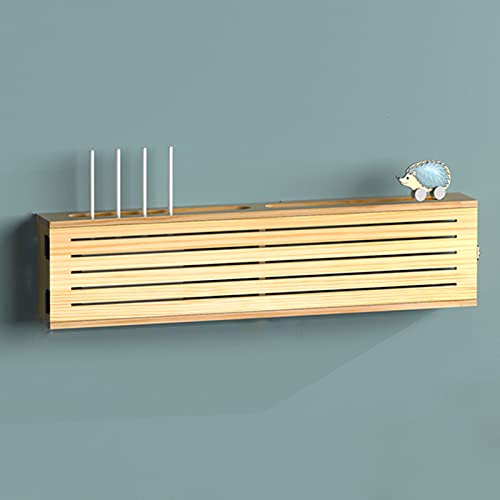 Wireless Router Aufbewahrungsbox Holz Wandregal für Steckdosenabdeckung und Set Top Box Typ E nizer für Routerkabel und Zubehör Wireless Router Aufbewahrungsbox Holz Wandregal für Steckdosenabdeckung und Set Top Box Typ E nizer für Routerkabel und Zubehör von Generisch
