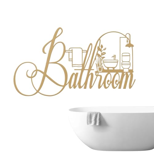 Witzige Badezimmer Schilder | Ausgeschnittenes Wanddeko Schild | Retro Stil Wanddeko Für Hotel Wohnung Eingangsbereich Witzige Badezimmer Schilder | Ausgeschnittenes Wanddeko Schild | Retro Stil Wanddeko Für Hotel Wohnung Eingangsbereich von Generisch