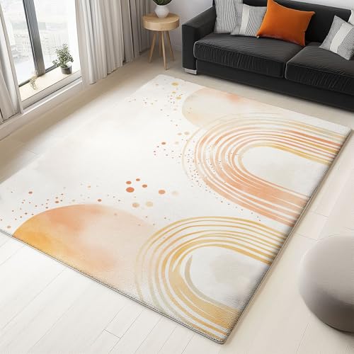 Wohnzimmerteppich 60 X 90 Cmweiche Mikrofaser Waschbar Flächenteppich, Böhmische Geometrische Linien Innenbereich Rutschfester Teppich Für Schlafzimmer Kinderzimmer Büro Küchen Beige Wohnzimmerteppich 60 X 90 Cmweiche Mikrofaser Waschbar Flächenteppich, Böhmische Geometrische Linien Innenbereich Rutschfester Teppich Für Schlafzimmer Kinderzimmer Büro Küchen Beige von Generisch