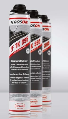 Wolfin Teroson EF TK 395 Dämmstoffkleber Pistolenschaum Flachdach 825 ml von Generisch