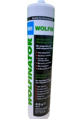 Wolfinator BMI Montagekleber 410 g/300 ml Dachdichtung grau von Generisch